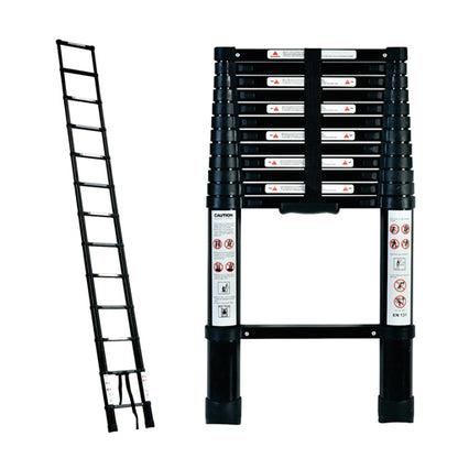 Portable Telescopic Ladders {With/Without Hooks} + Carry Bag