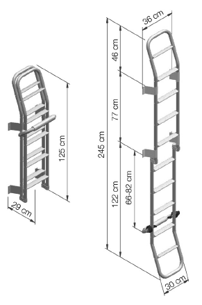 Thule 10 Step Double Ladder