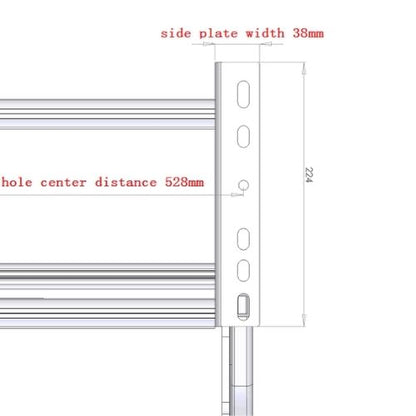 Double Manual Bolt on Caravan Step
