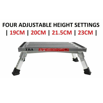 Single Folding Portable Caravan Camping Step Stool