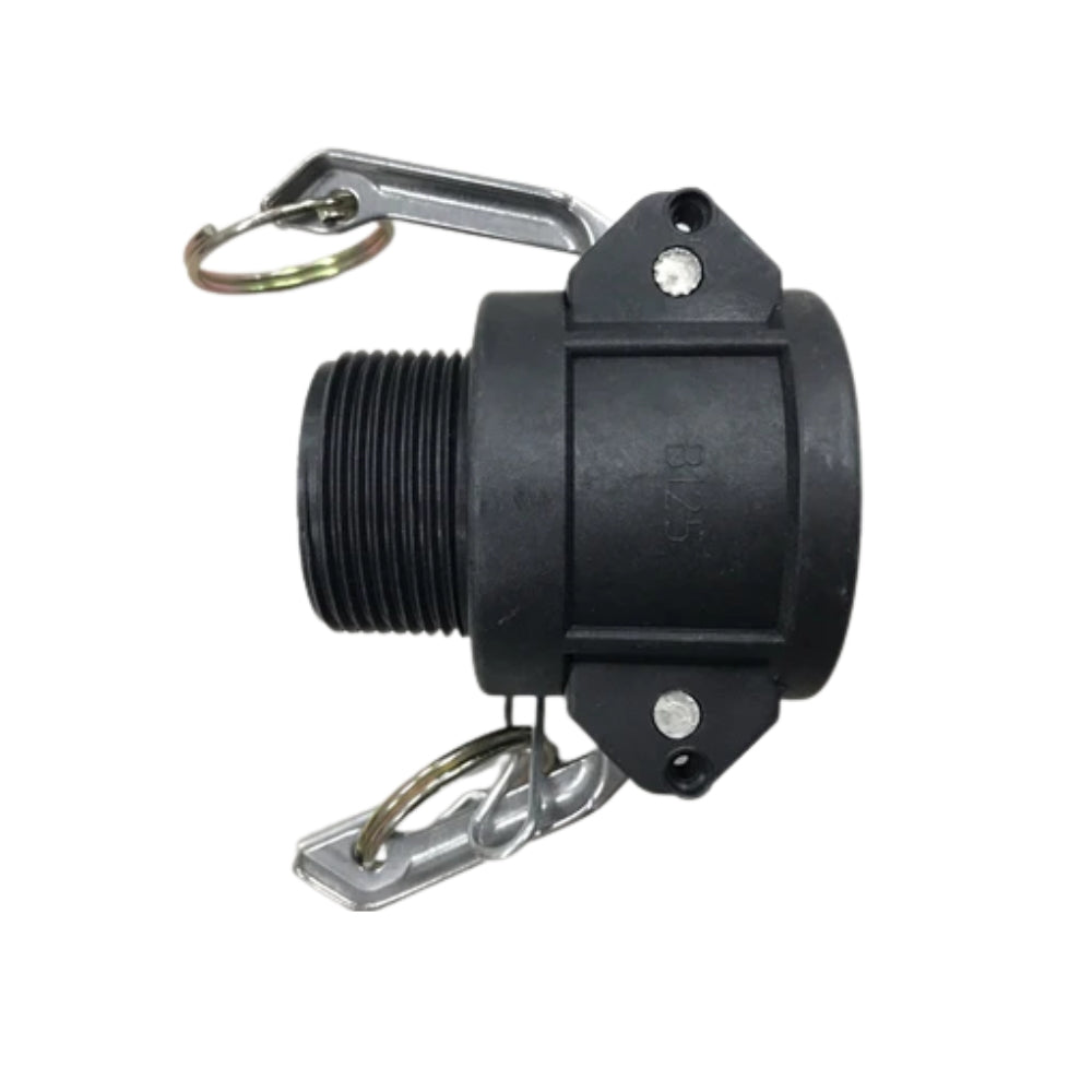 Camlock 38mm Type B Coupling with Clips - 1¼" Male Thread