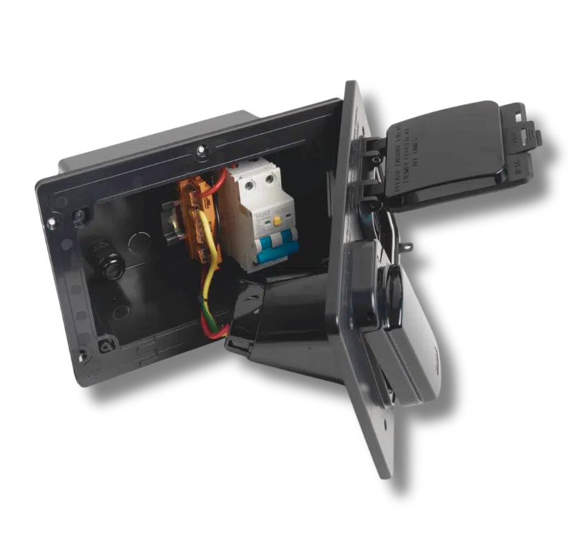 Inlet Box with 1x RCBO Pre-wired