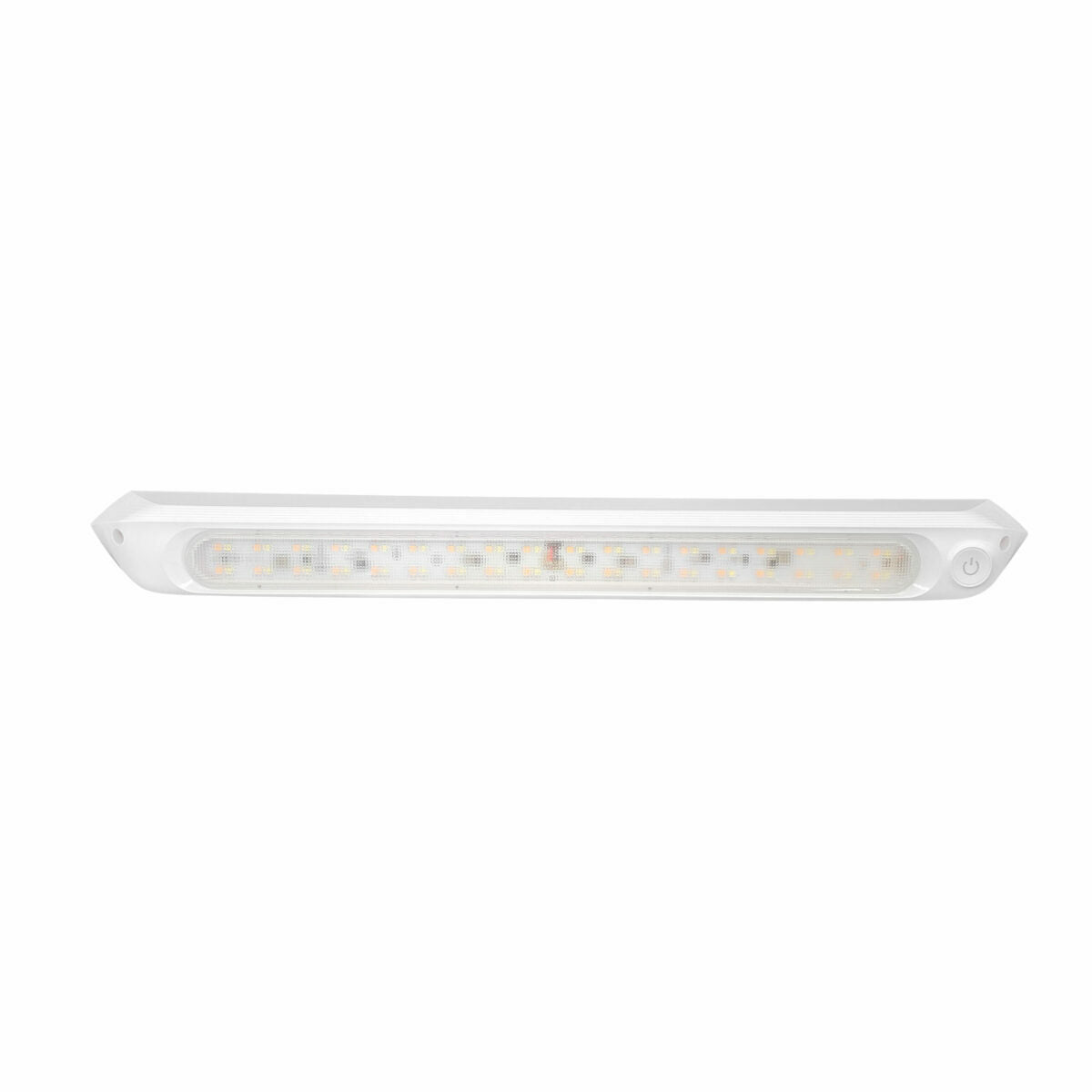Dimmable {White or Black} 500mm Dual LED 12V Awning Light - Amber/White Lights with Switch