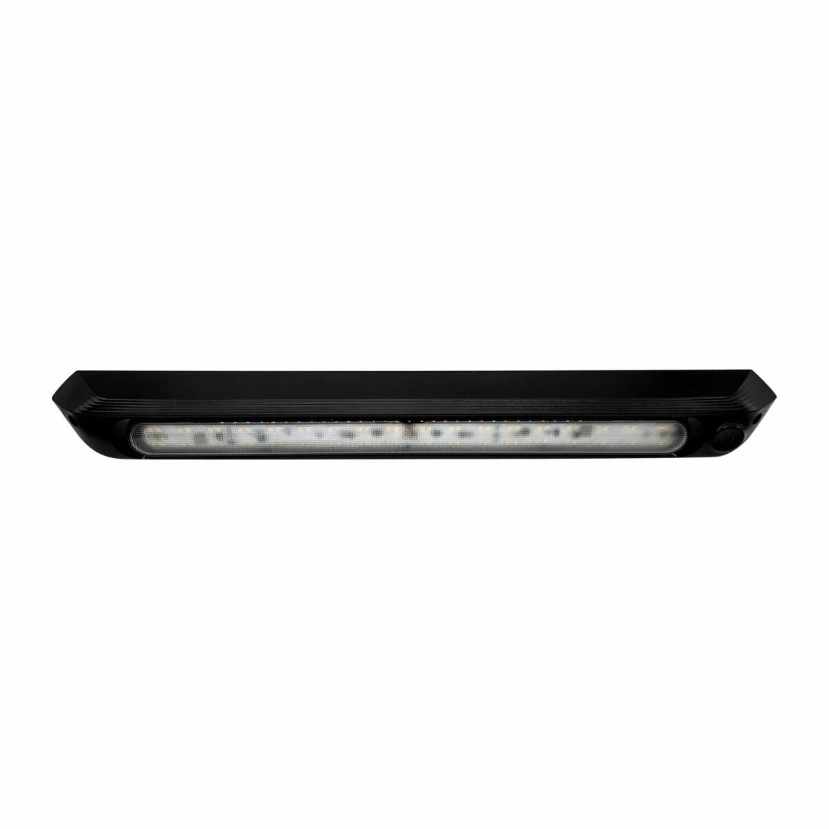 Dimmable {White or Black} 500mm Dual LED 12V Awning Light - Amber/White Lights with Switch