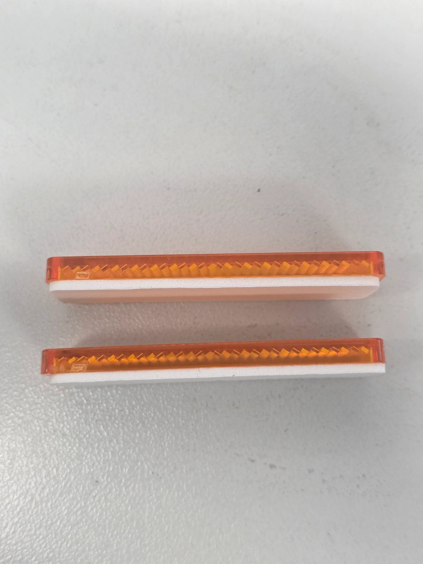 Reflector Self Adhesive - Amber (Pair)