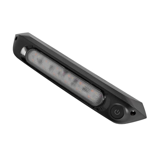 Dimmable White 287mm Dual LED 12V Awning Light Amber/White Lights with Switch