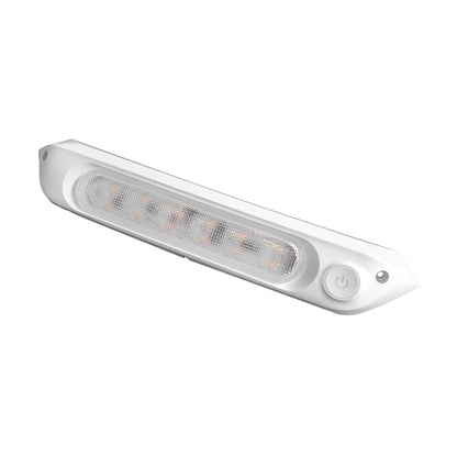 Dimmable White 287mm Dual LED 12V Awning Light Amber/White Lights with Switch