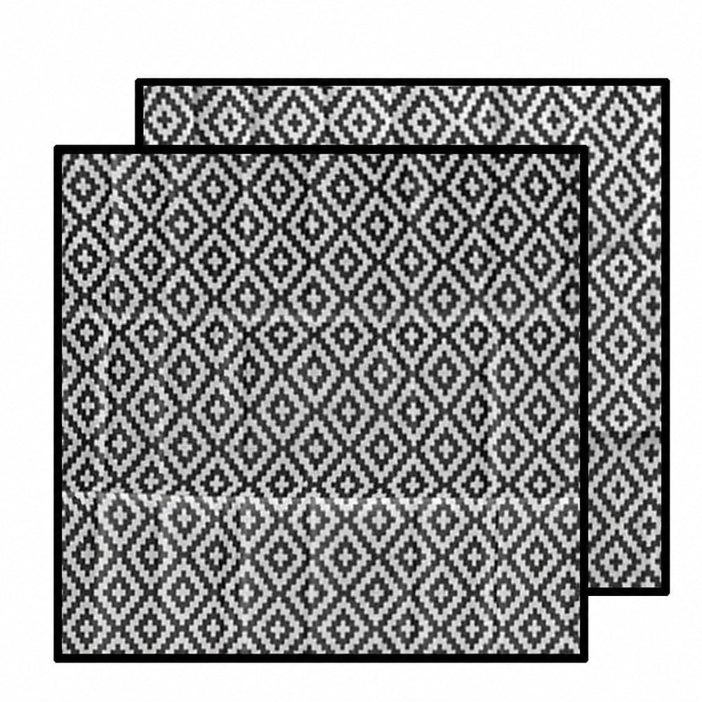 Diamond Mat - Black/Grey