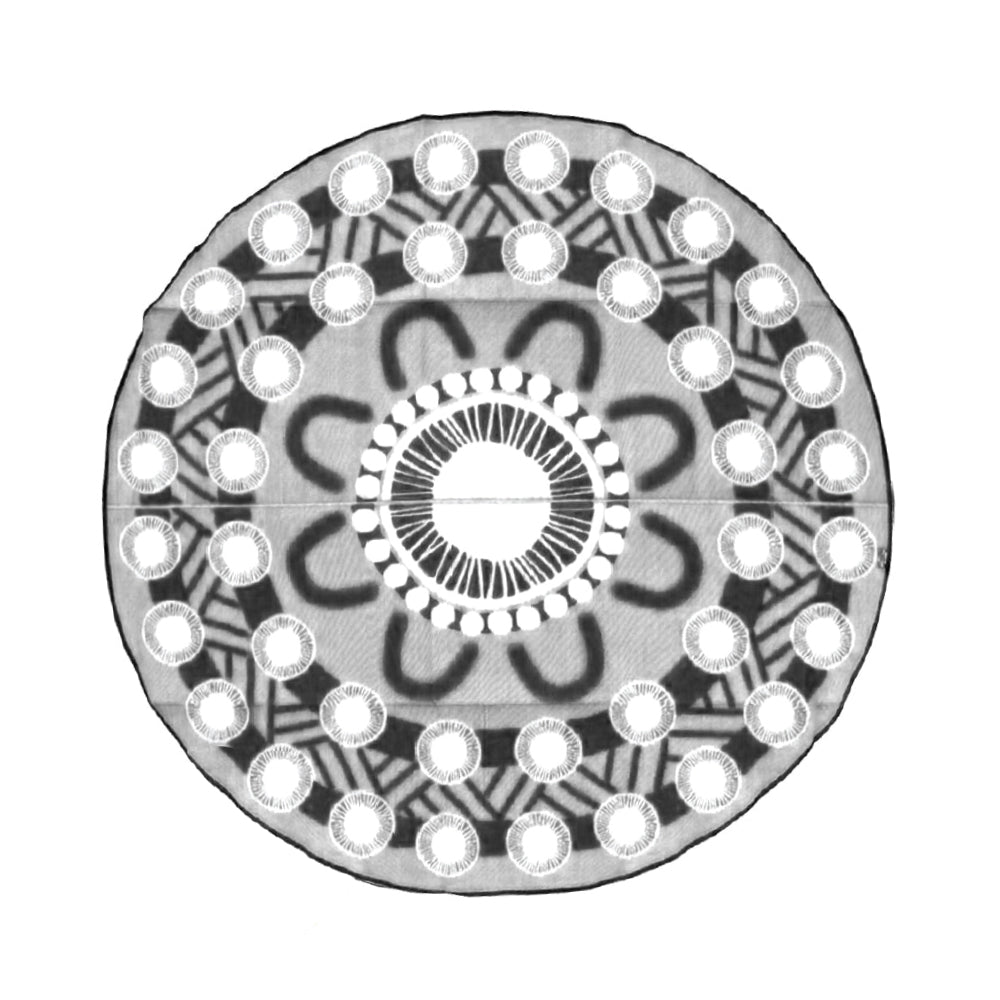 Celebration Mat 3.6m - Black/White