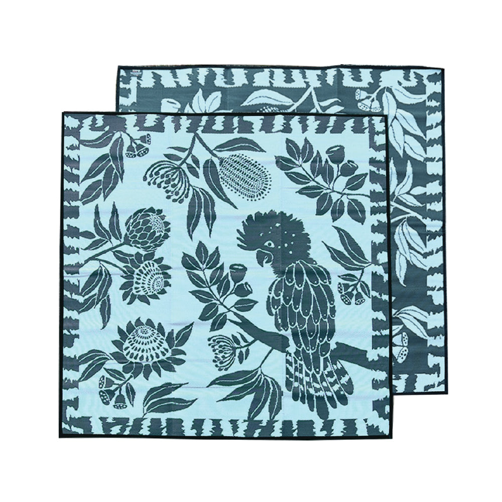 Cockatoo Haven Mat 2.4m x 2.4m - Forest Green