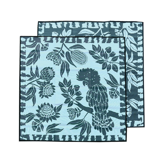 Cockatoo Haven Mat 2.4m x 2.4m - Forest Green