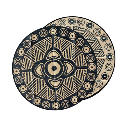 Connecting To Culture Mat 3m - Black/Sand