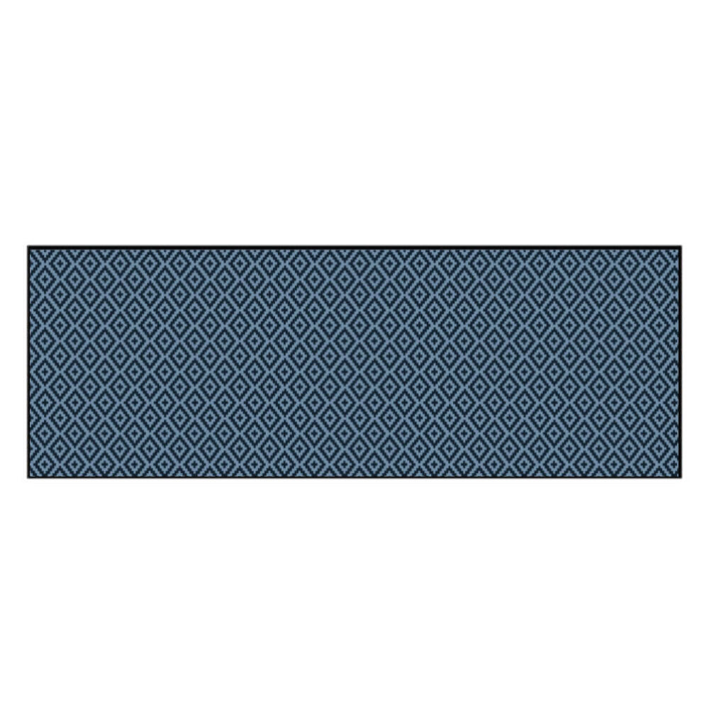 Diamond Mat 7m x 2.4m - Blue/Charcoal