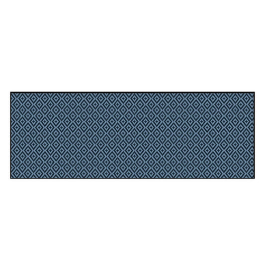 Diamond Mat 7m x 2.4m - Blue/Charcoal