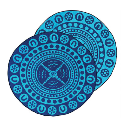 Garrima Mat 3m - Teal/Navy