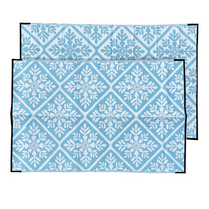 Gumnut Mat 1.5m x 2.4m - Blue/White
