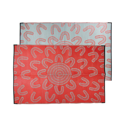 Meeting Place Mat 1.8m x 2.7m - Red/Grey