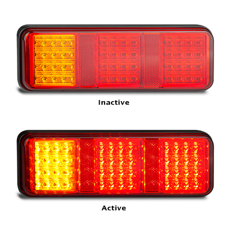 Stop/Tail/Indicator with Reflectors, 12 Vol | LED Autolamps