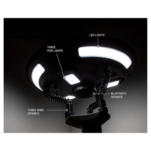UFO solar camping Light, Speaker, Torch, Power Bank