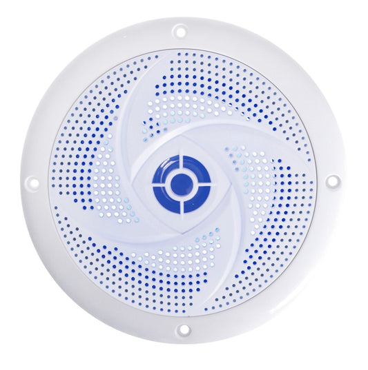 LED 6.5in Waterproof 120w Low-Profile Speaker (Pair) - {White or Black}