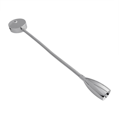 Gooseneck Reading Light with USB Charging Port {Black or Silver}