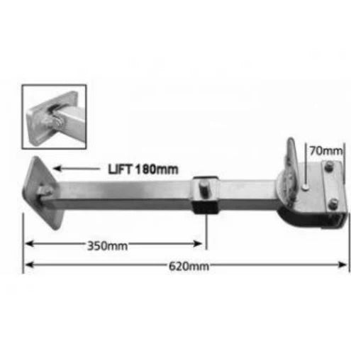Quick Release Adjustable Leg Aluminium Foot 620mm – 800mm