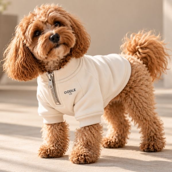 Quarter Zip Oodle Co. Premium Dog Hoodie