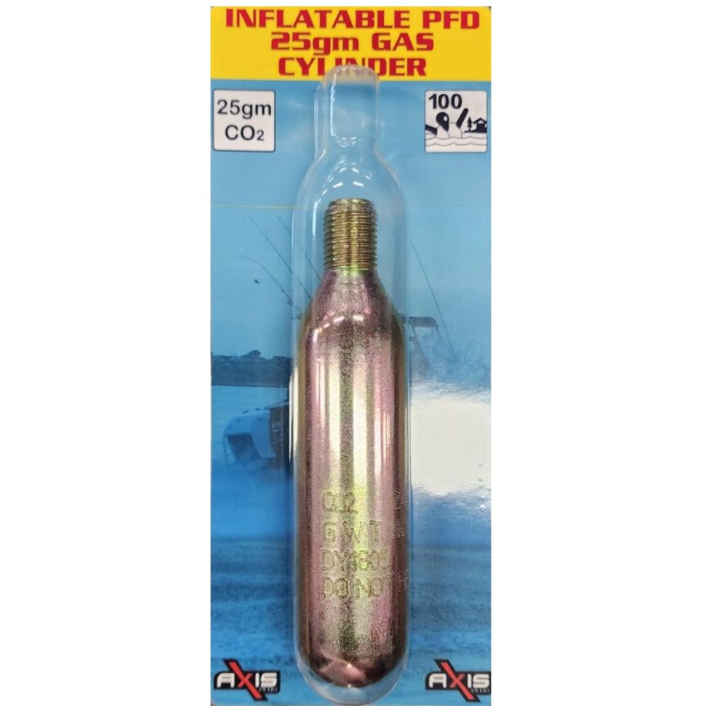 Inflatable PDF 25gm CO2 Gas Cylinder 1/2 UNF Thread