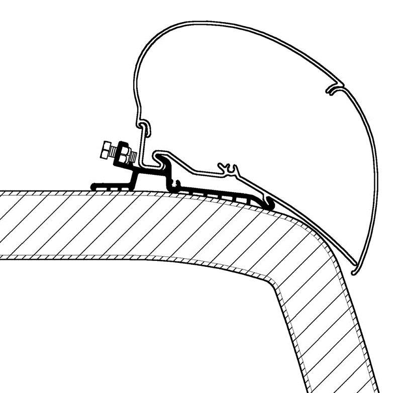 Thule Hymer SX Roof Mount Bracket