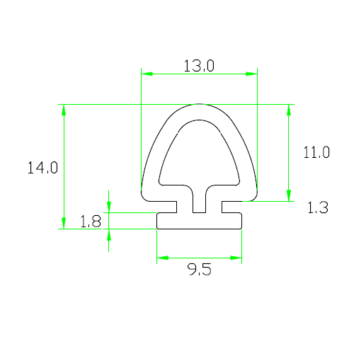 Pop Top Roof Surround Weatherseal