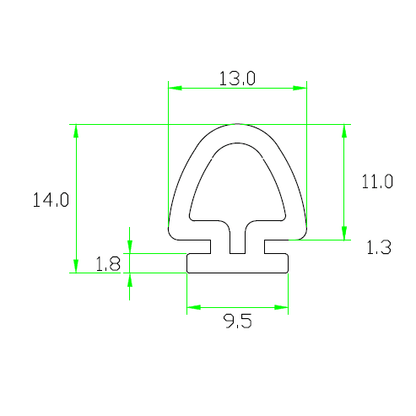 Pop Top Roof Surround Weatherseal