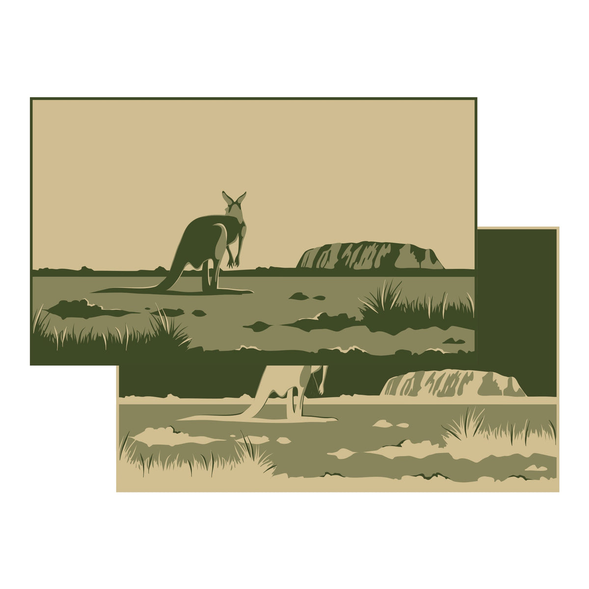 Outdoor Mat - Kangaroo Outback