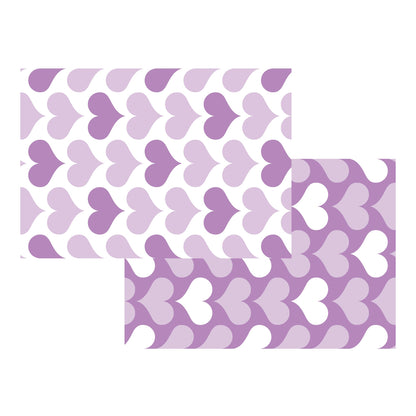 Outdoor Mat - Lavender Hearts