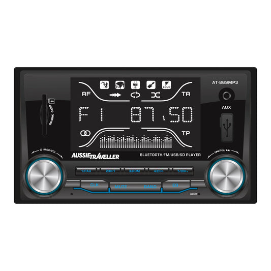 Audio Head Unit Double Din Mechless