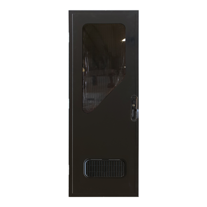 DC Caravan Door with Pleated Blind - Left Hand Hinge