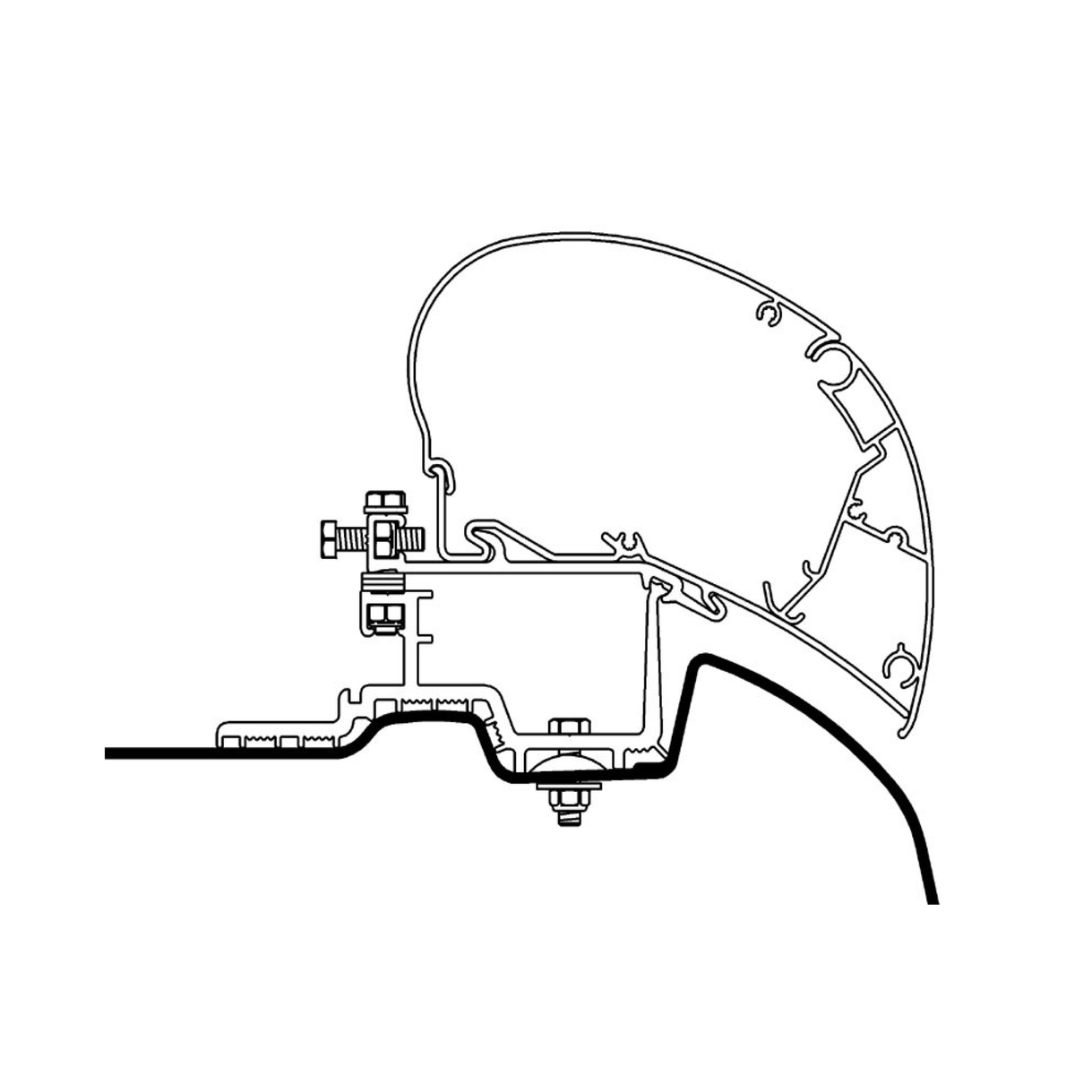 Thule Sprinter Adaptor Series 6