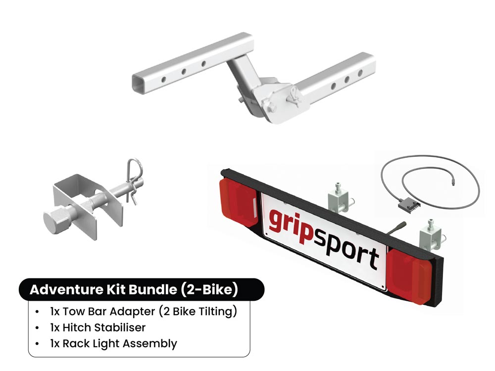 Caravan To Car Conversion Kit/Adventure Kit Bundle 2-Bike (Tilting)