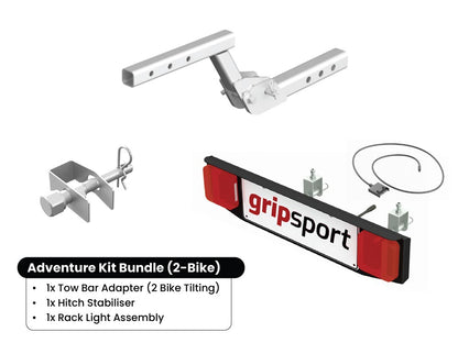 Caravan To Car Conversion Kit/Adventure Kit Bundle 2-Bike (Tilting)