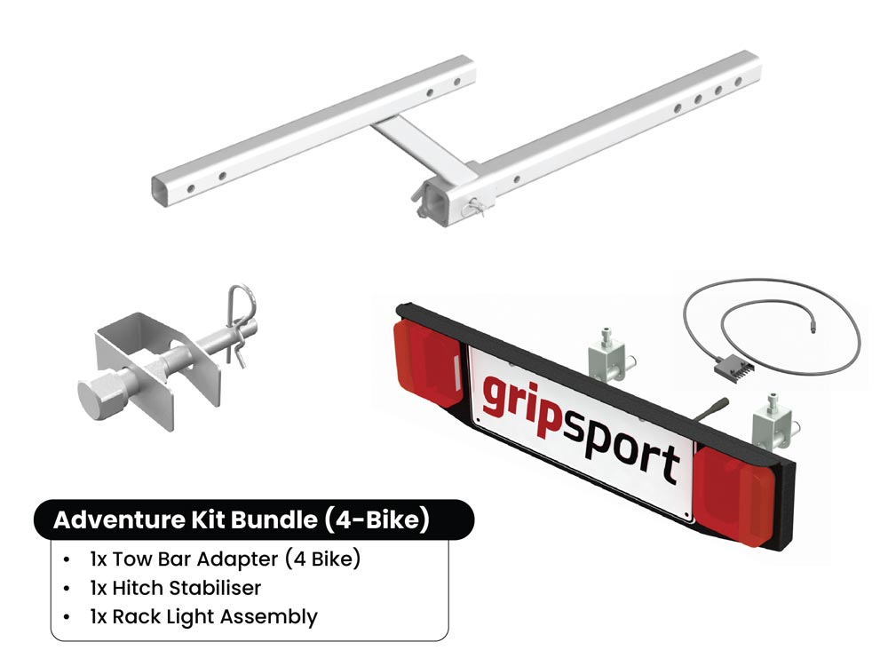 Caravan To Car Conversion Kit/Adventure Kit Bundle 2-Bike (Tilting)