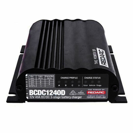 REDARC 12V, 40A In-vehicle DC to DC Battery Charger