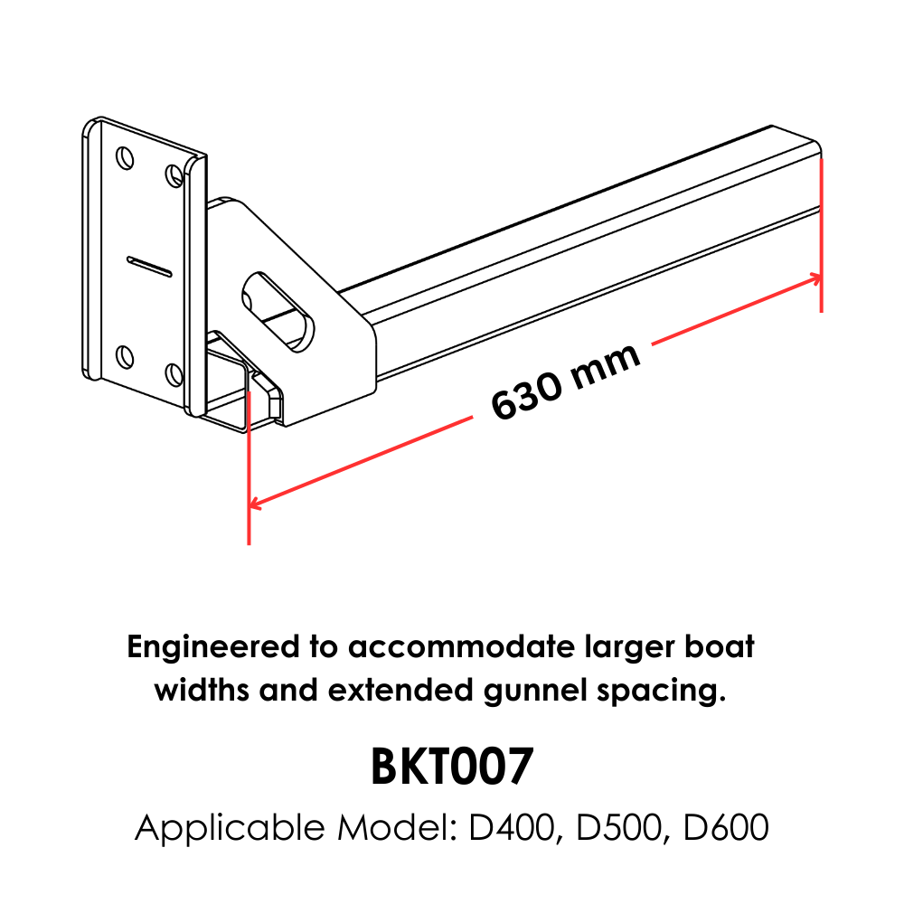 Extension Adjustment Mounting Bracket