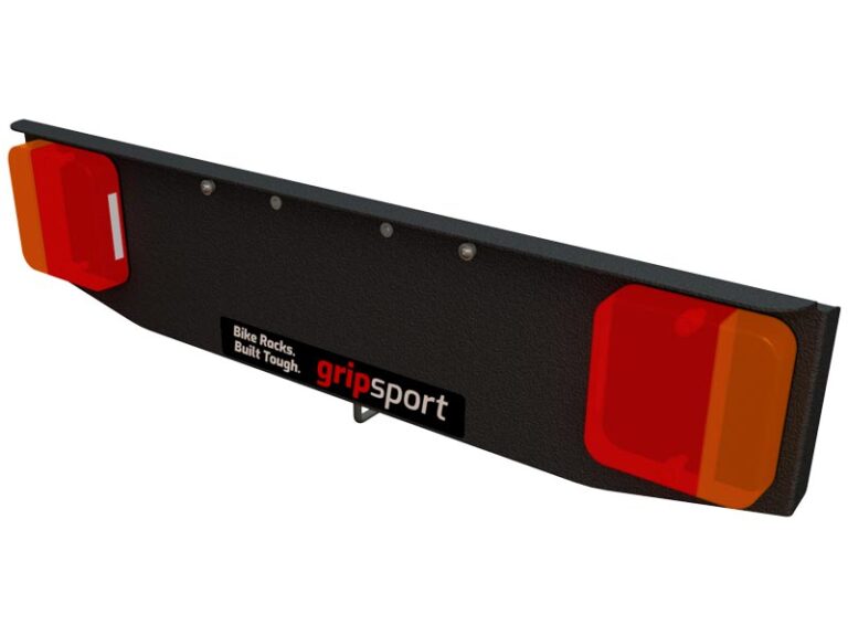 Bike Rack Light & Number Plate (Compatible with GripSport)