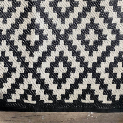 Diamond Mat - Black/Grey