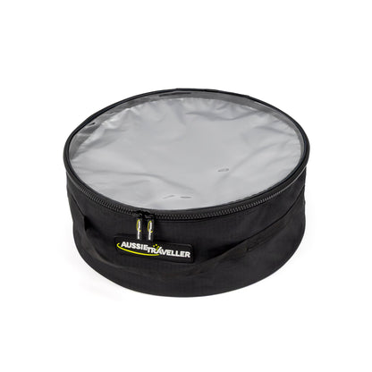 Clear Top Storage Bag Black - Electrical