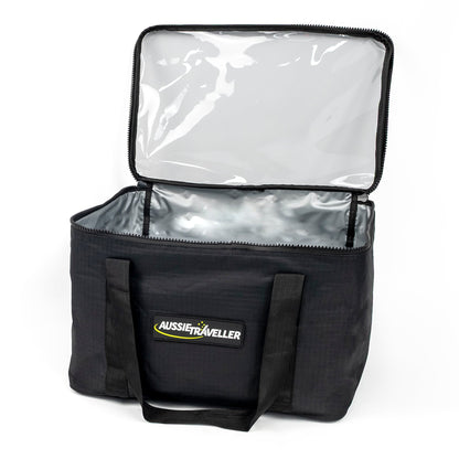 Clear Top Storage Bag Black - Large