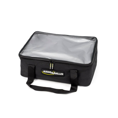 Clear Top Storage Bag Black - Medium