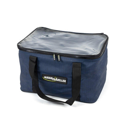 Clear Top Storage Bag Navy - Large