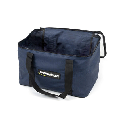 Clear Top Storage Bag Navy - Large