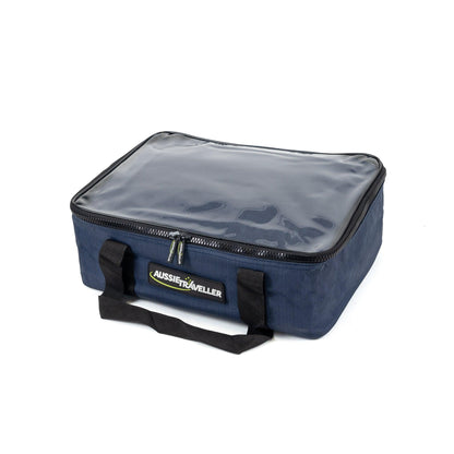 Clear Top Storage Bag Navy - Medium
