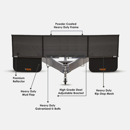 Caravan D-Flector Stone Guard {Cut-Out or No Cut-Out}
